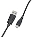 Produktbild Slabo Ladekabel Micro USB für Archos 50d Helium / 50e Helium / 50f Helium / 55 Diamond Selfie/Selfie Lite/Asus ZenPad 10.0 Datenkabel Verbindungskabel Sync-Kabel - SCHWARZ | Black
