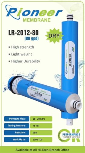 Image of Hi-Tech Pioneer RO Membrane 80 GPD + Fr-450 (80 GPD) Color May Vary