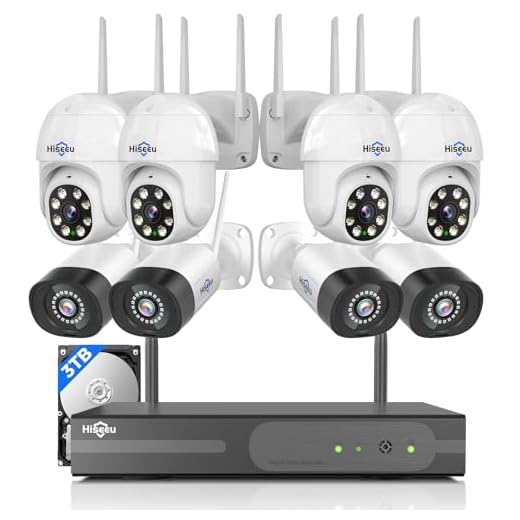 Hiseeu 5MP Wireless Camera System