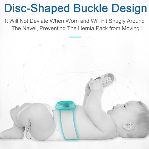 Faja para Hernia Umbilical Bebé 2 Piezas con Almohadillas miniatura 6