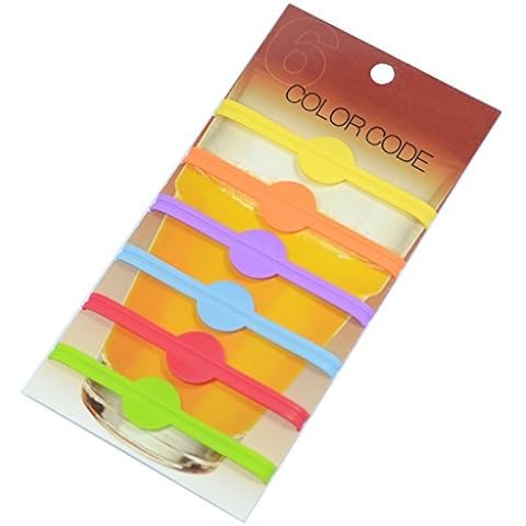Excelity Drink Markers Bottle Strip Glass Tag for Home Party Guest Children, Distinguish Your Own Bottles Cover
