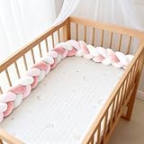 PTKG Cuscino Coccoloso Soffice Intrecciato,Paracolpis Antisoffoco,Treccia Culla per La Dec...