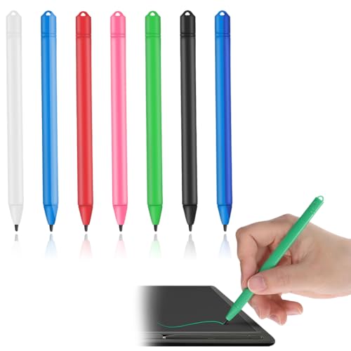 CULEO Punteros para móviles,Lápiz de dibujo LCD de 7 piezas, lápiz de dibujo para panel LCD de plástico, lápiz para tableta de escritura LCD y tableta de dibujo
