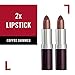 Rimmel Lasting Finish Extreme Lipstick, Coffee Shimmer,0.14 Ounce (Pack of 2)
