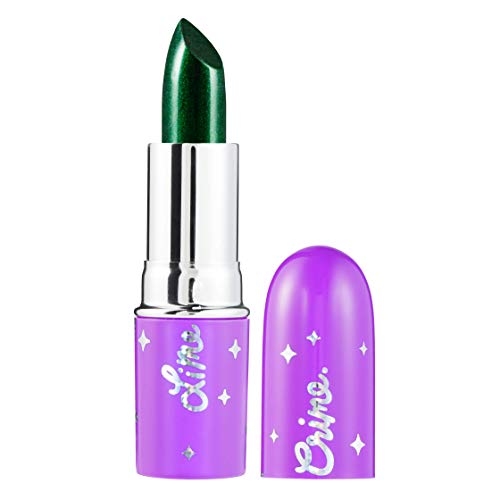 Lime Crime 10th Birthday Unicorn Lipstick (Serpentina). Long Lasting Metallic Emerald Green Creamy Matte Lippie (0.12oz / 3.5 g)