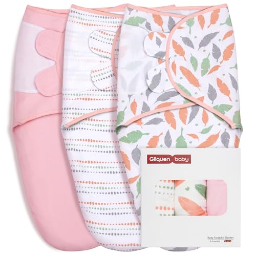 GLLQUEN BABY Swaddles Pucksack Baby 0-3 Monate,100% Bio-Baumwolle Baby...