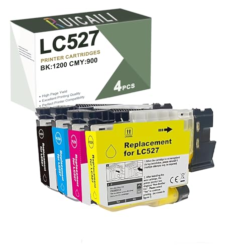 Cartouche LC527 Brother MFC-J4350DW Encre XL Noir et Couleur
