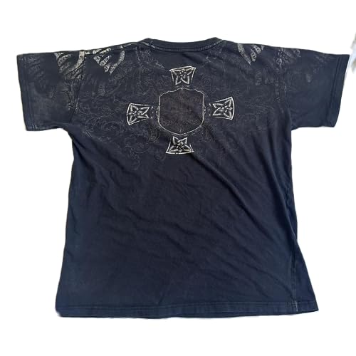 Grunge Graphic Tees for Women Y2k Vintage Gothic T Shirt Teen Girls Aesthetic Emo Baggy Tops 2000s Alternative Clothes