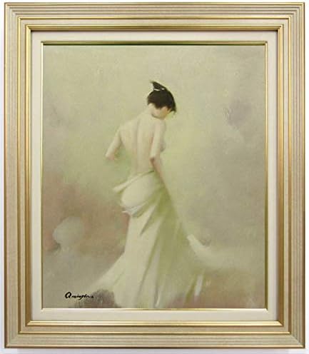 Amazon Co Jp キュ ミンロン 後ろ姿 F10号 油彩画 人物画 女性画 ドレス 裸婦 ヌード 油絵 絵画 133 ホーム キッチン