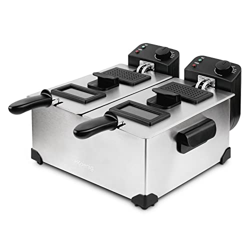 H.Koenig DFX600 Stainless Steel Double Basin Deep