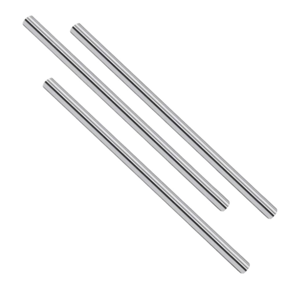 verchromte Linearwellen mit Gewindeenden, GCr15 verchromte gehärtete Linearwelle 8 mm 500–1000 mm Präzisionsführungsstange(16pcs 600mm)
