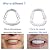 Denture Top Teeth Veneers and Thermal Beads for Temporary Tooth Teaching Repair, Customizable Up Teeth Braces for Snap on Instant & Perfect Smile
