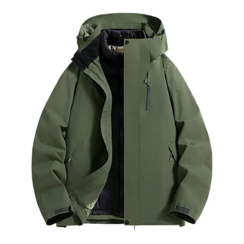 Doudoune d'hiver à capuche pour homme doudoune chaude finitions premium
