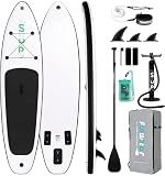 FunWater Tavola SUP Gonfiabile Ultra Leggera - Accessori Completi Pagaia Regolabile Pompa Zaino Leash Pinne Ideale per Tutti i Livelli