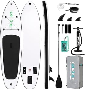 FunWater Aufblasbares Stand Up Paddle Board, Ultra-Leicht SUP Board