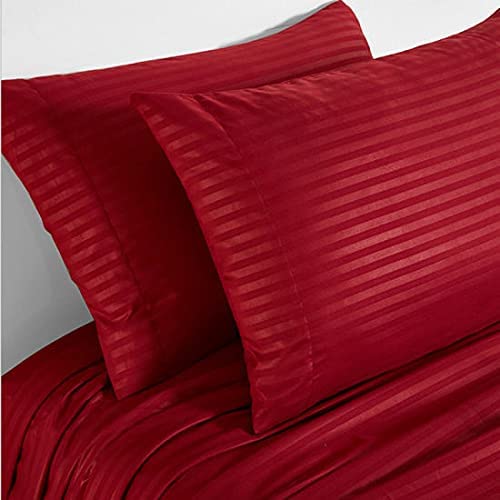 Image of Prime Collection 225 TC Cotton Blend Long Lasting Single Sized(90x60) Inch 1 Bedsheet with 1 Pillow Covers - Single Bedsheet for Hotel, Hospital and Home Use
