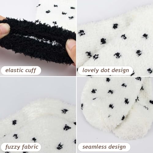 Image of Fuzzy Socks for Women, Cozy Socks for Women, Cute Sleep Slipper Fluffy Socks Women