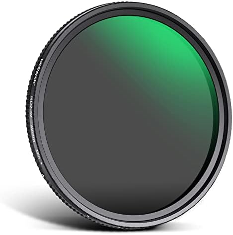 Filtre ND Variable 49mm ND2-ND32 - Neewer HD - Sans Croix X - 30 Couches Nano - Pour Objectif Photo