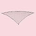 Diane Extra Large Cotton Triangle Hair Net for Salons, Home Styling, Curl Setting, Securing Hair in Place, and Protecting Hair While Drying or Sleeping