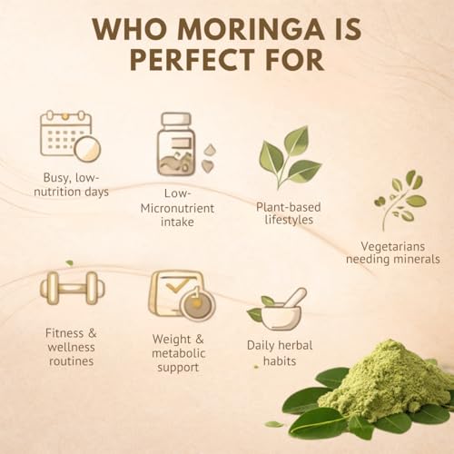 Image of Earthen Story Certified Organic Moringa Powder (200g) | Lab Tested for 270+ Pesticides | Natural Drumstick Leaf Multivitamin for Immunity & Energy | Vegan, Non-GMO Superfood
