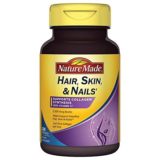 Nature Made Hair, Skin & Nails w. 2500 mcg of Biotin Softgels Value Size 220 Ct.