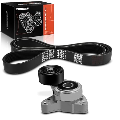 A-Premium Engine Serpentine Belt Drive Kit Compatible with Honda CR-V CRV 2009 & Acura TSX 2007-2008 - 2.4L by A-Premium - Used condition - US$53.46