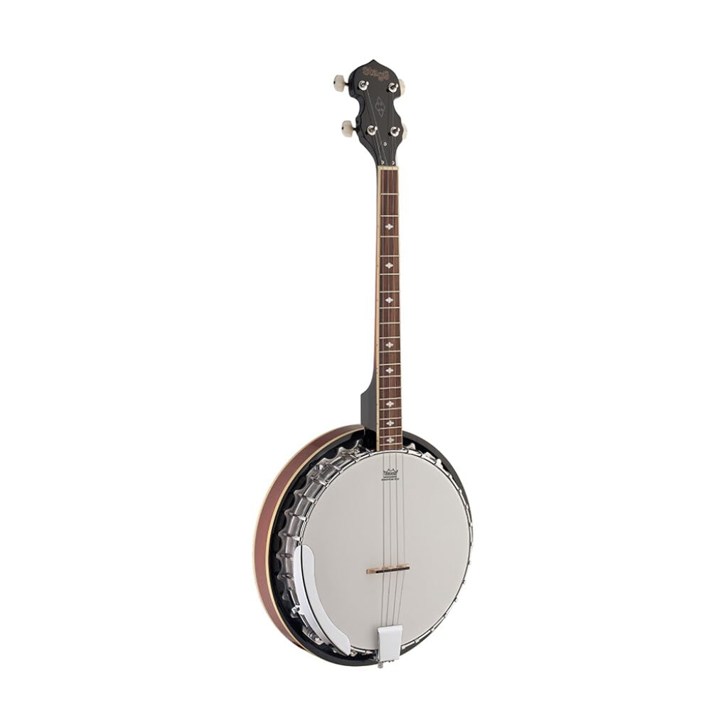 Stagg BJM30 4DL - Banjo (4 cuerdas), color blanco