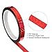 PATIKIL Prism Tape 0.5 Inch x 55 Yards, 2 Pack Holographic Metalized Reflective Self Adhesive for DIY Art Craft Wrapping Wall Decoration, Red