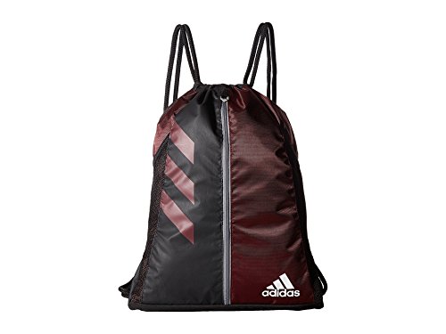 adidas Unisex Team Issue Sackpack, Light Maroon/Black, ONE SIZE