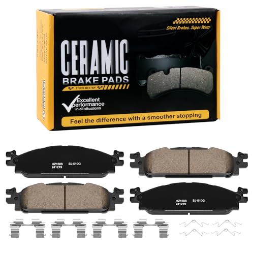 Image of D1508 Front Ceramic Brake Pads Kit Fit For Ford Flex 2009-2019, For Taurus 2010-2019, For Lincoln MKT 2010-2019, For MKS 2011-2012, For Ford Explorer 2011-2019