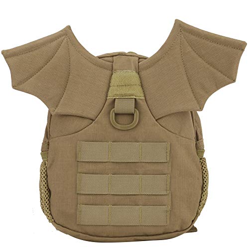KODENOR Petit Sac à Dos Tactique pour Femmes et Adolescents Ailes de Diable knapacks Sacs d'école pour Enfants (Color : BP-69-T-M) Cover