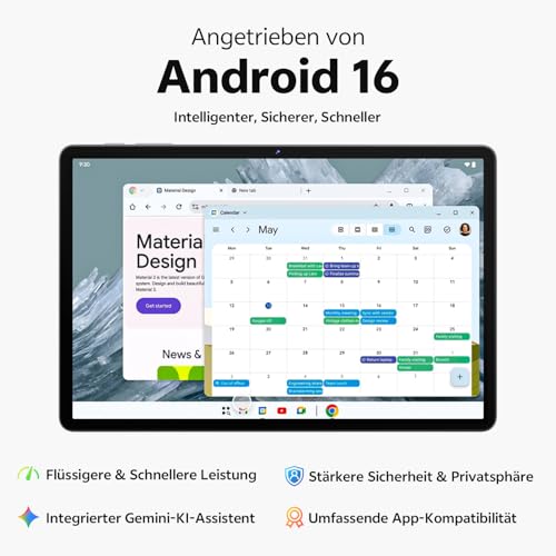 Tablet 11 inch met hoesje, Android 16-systeem met Gemini AI, 20 GB RAM + 128 GB ROM (uitbreidbaar tot 1 TB), 90 Hz-scherm, Unisoc T7250 Octa Core, 13 MP + 8 MP camera, Face ID, Widevine L1, 8800 mAh - Afbeelding 4