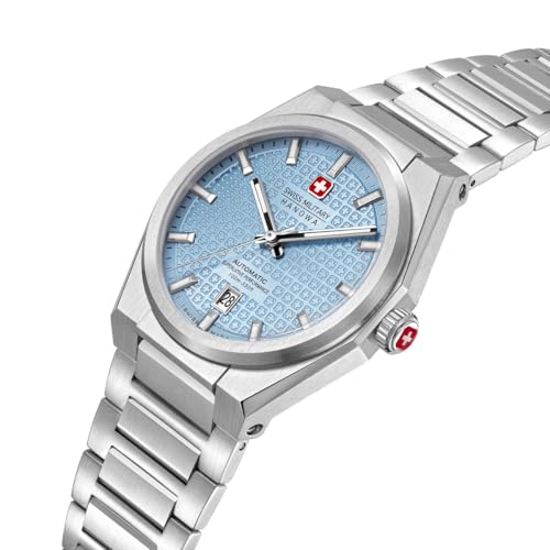 Image of Swiss Military Hanowa Avalanche ICON Blue Round Dial Swiss Made Automatic Watch for Men | SMWGL0006904
