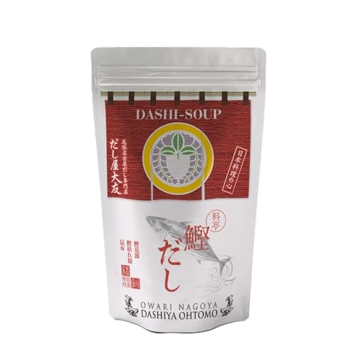 キッチン大友 料亭鰹だし だしパック 食塩不使用 無添加 国産 鰹枯節 昆布 8g×20袋入