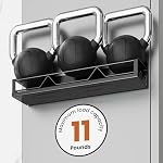 16.9 Inch Large Capacity Magnetic Spice Rack for Refrigerator Black, 4 Pack - Image 5