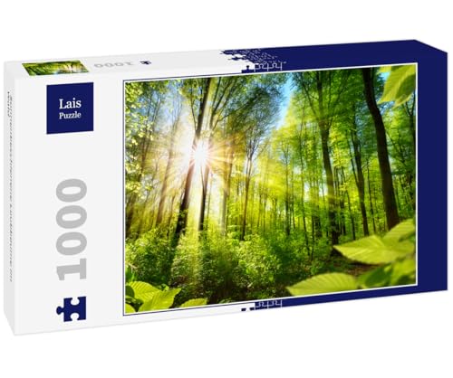 Lais Puzzle Árboles caducifolios iluminados por el Sol en el Bosque 1000 Piezas