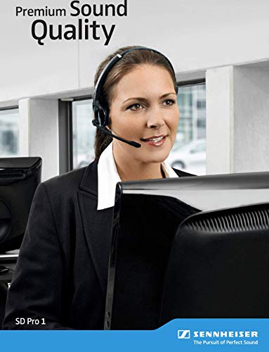 Sennheiser Sd Pro1 Ml Wireless Headset - Pc & Desk Phone - Ms Teams, Skype For Business, Lync, Compatible With Voice & Video Computer Apps - Zoom, Meet, Webex, Business Desk Phones, Mac, Pc Ready #TOP7