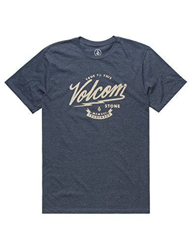 Volcom Old Spark T-Shirt Heather Navy