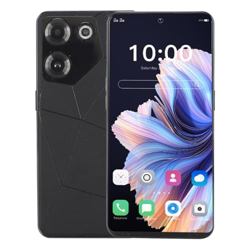 Mobiltelefon 6,5" HD-skärm för Spel (Svart)