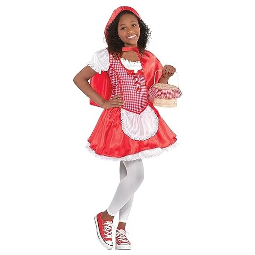 Little Red Riding Hood Costume - Child Large 12-14, 1 Pc
