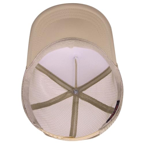 Image of OTTO Polyester Foam Front 5 Panel High Crown Mesh Back Trucker Hats in 97, Bulk, Wholesale