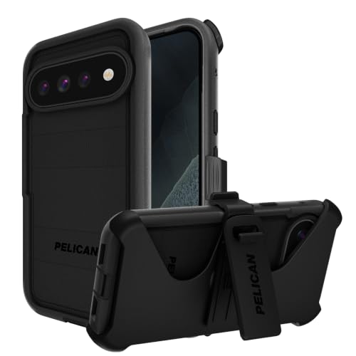 Image of Pelican Voyager Google Pixel 11 Pro XL Case with Belt Clip Holster - Black