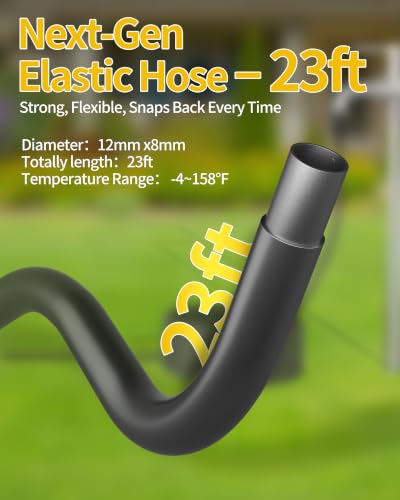 Image of Cordless Portable Washer, 1100 PSI Battery Operated Washer with All-Copper Motor, Battery, 23FT Hose, Storage Bag; Handheld Washer; Lightweight Car Washer for Home, Garden (Titan Yellow)