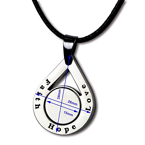 GOLTERS Marcadores de bola de golfe de cristal com colar de golfe para senhora golfista (amarelo)