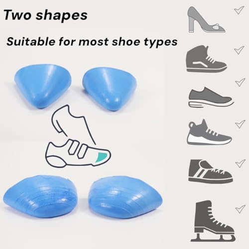 4 piezas relleno para zapatos ajustable para hombres y mujeres miniatura 3