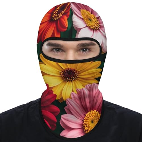 Balaclava para hombre y mujer, máscara para esquí, jardín y flores, cubreboca completo para ciclismo miniatura 1