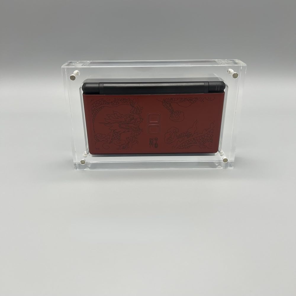 Acrylic Display Case Replacement for Nintend DS Lite NDSL Console Magnetic Transparent Acrylic Display Box Case