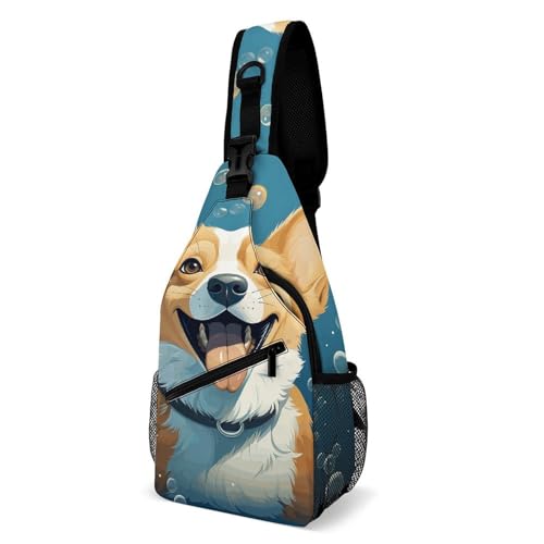 Bolso cruzado estilo sling casual para senderismo