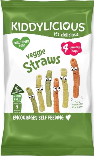 Kiddylicious Veggie Straws 4 x 12g