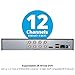 Night Owl SP 2-Way Audio 12 Channel 2K DVR with 1TB Hard Drive - Add up to 12 Total Devices